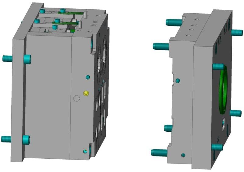 Injection mould tool design drawing