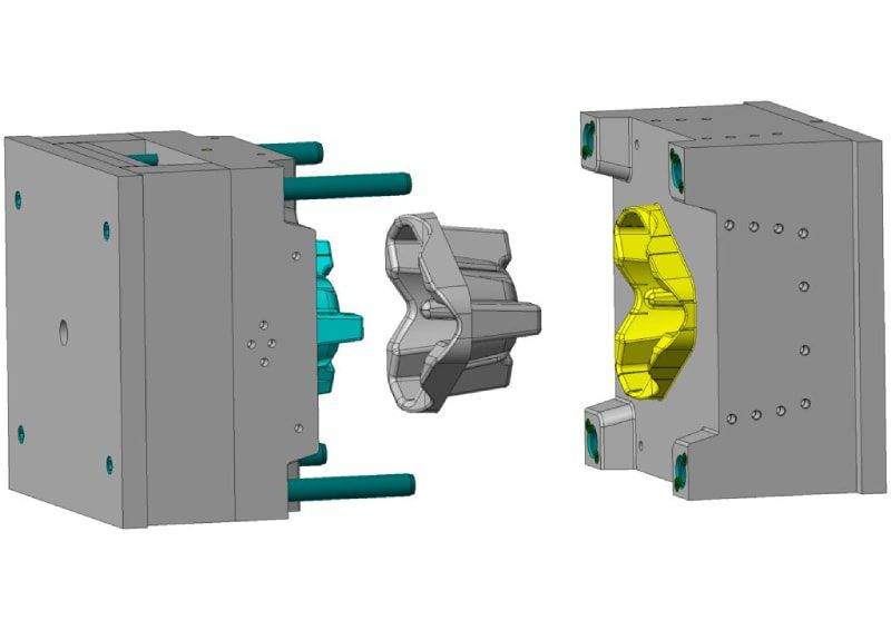 Injection mould tool design for stool